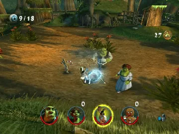 Shrek 2 screen shot game playing